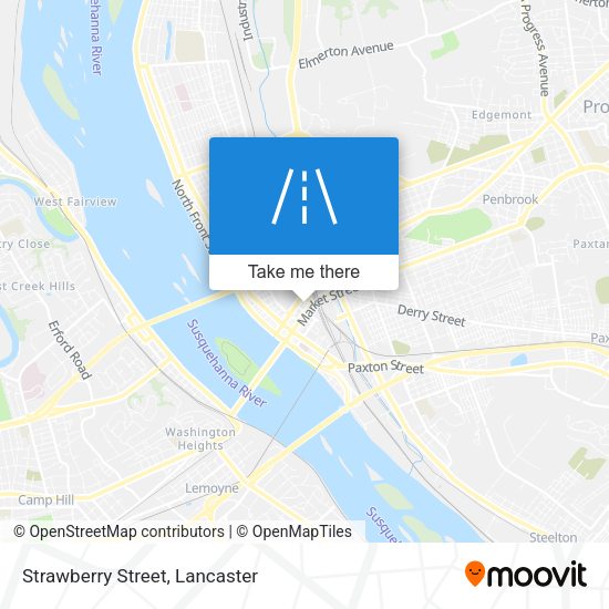 Strawberry Street map