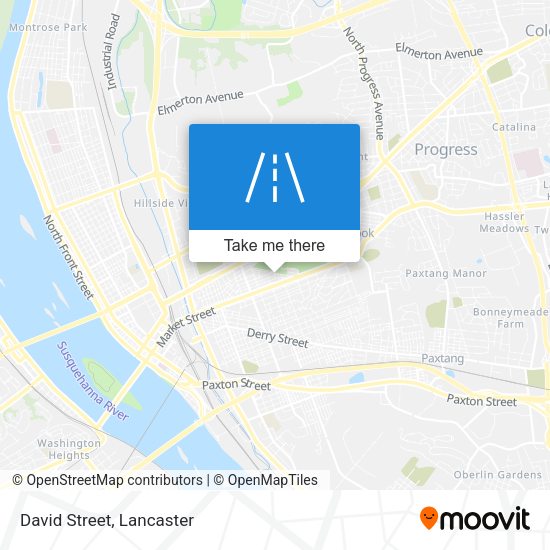 Mapa de David Street