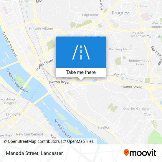 Mapa de Manada Street