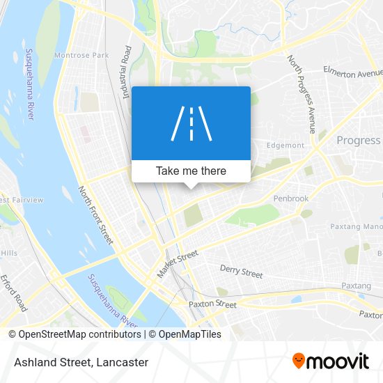 Mapa de Ashland Street