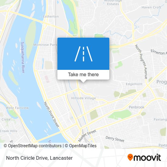 North Ciricle Drive map