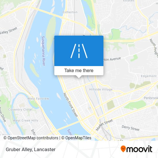 Mapa de Gruber Alley