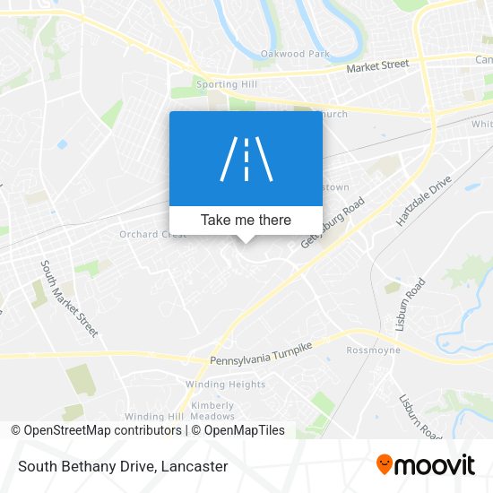 Mapa de South Bethany Drive