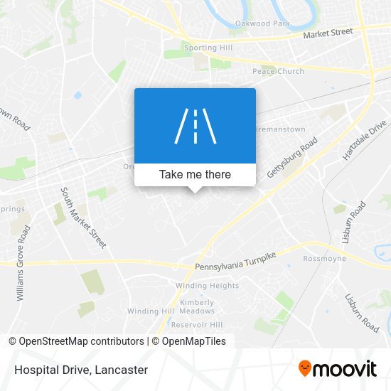 Mapa de Hospital Drive