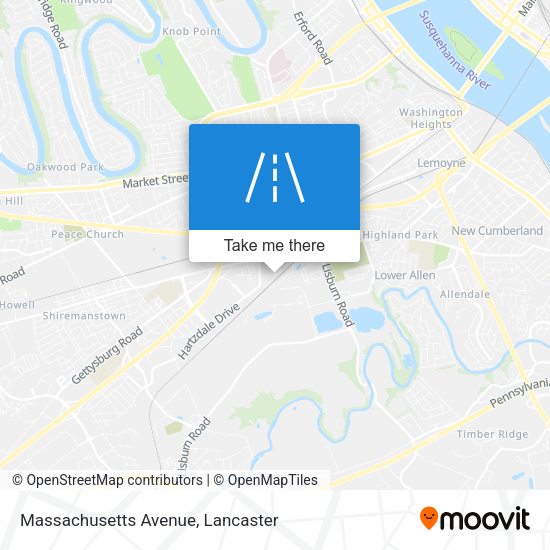 Mapa de Massachusetts Avenue