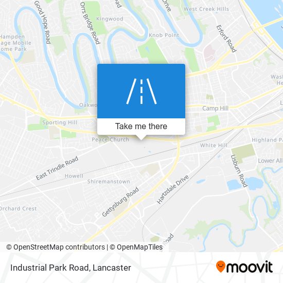 Mapa de Industrial Park Road