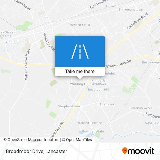 Broadmoor Drive map