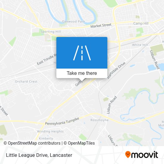 Mapa de Little League Drive