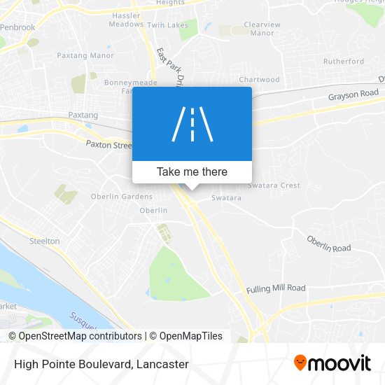 High Pointe Boulevard map