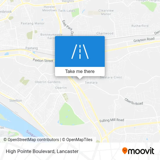 High Pointe Boulevard map