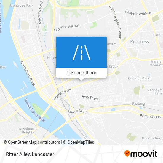 Ritter Alley map