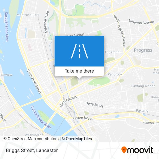 Mapa de Briggs Street