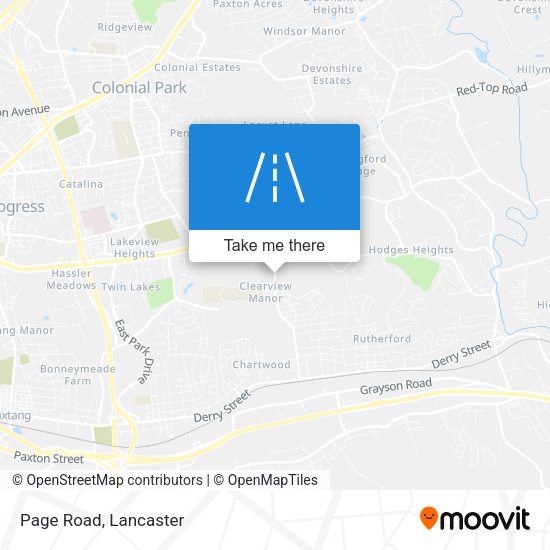 Mapa de Page Road