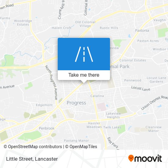 Mapa de Little Street