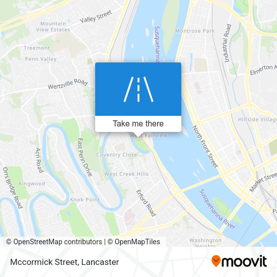 Mccormick Street map