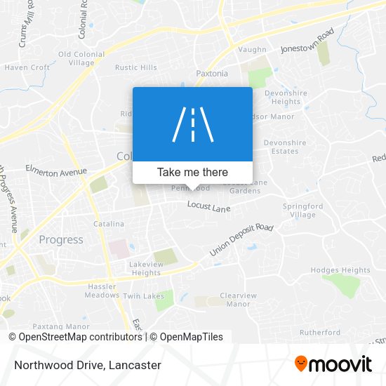 Northwood Drive map