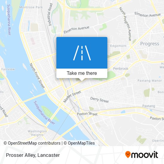 Mapa de Prosser Alley
