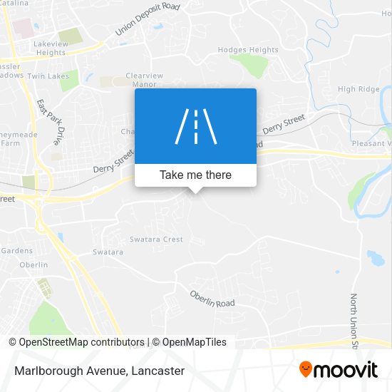 Marlborough Avenue map