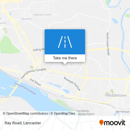 Ray Road map