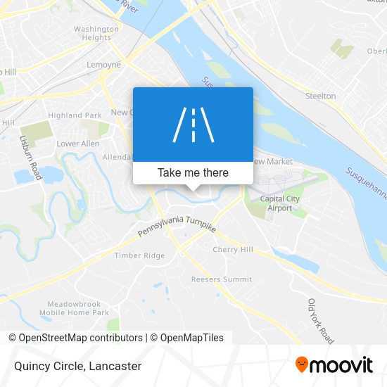 Mapa de Quincy Circle