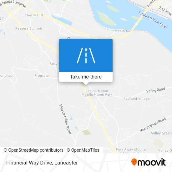 Financial Way Drive map