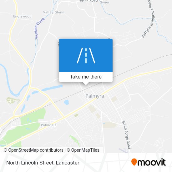 North Lincoln Street map