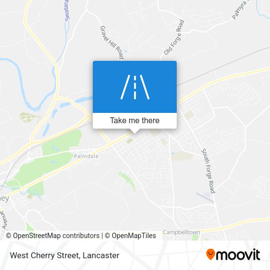 Mapa de West Cherry Street