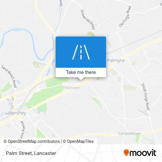 Mapa de Palm Street