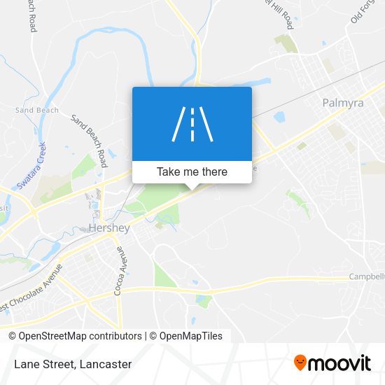 Mapa de Lane Street
