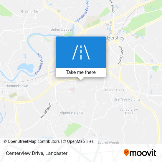 Mapa de Centerview Drive