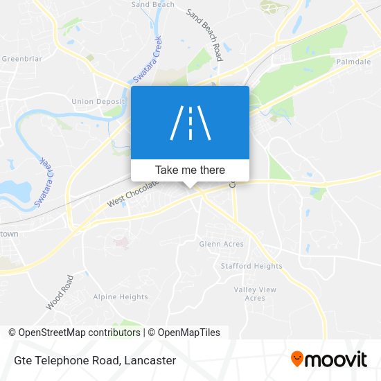Mapa de Gte Telephone Road