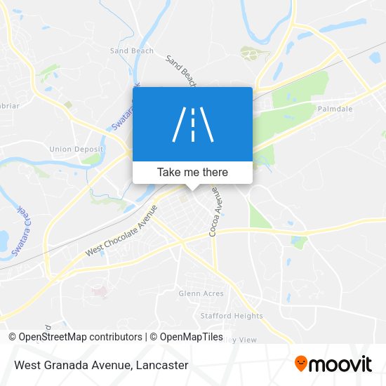 West Granada Avenue map