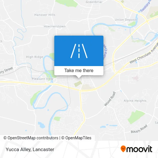 Yucca Alley map