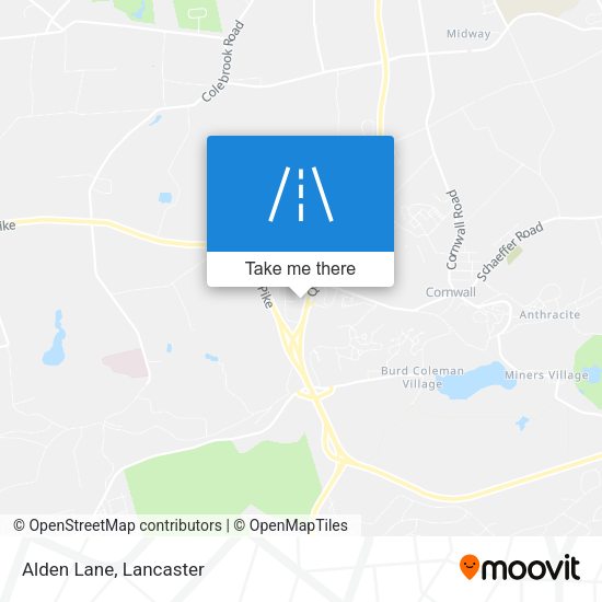 Mapa de Alden Lane