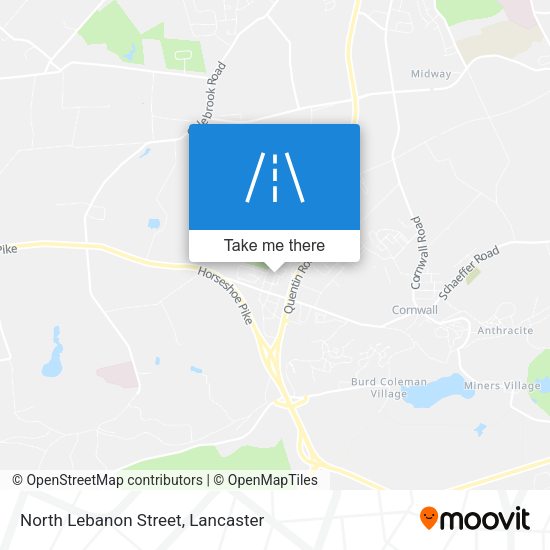 Mapa de North Lebanon Street