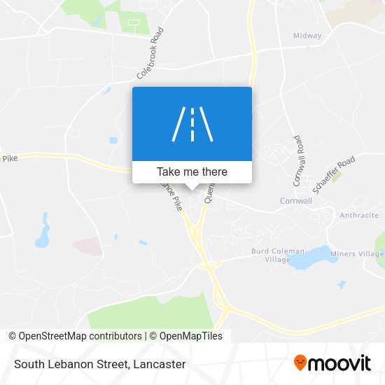 South Lebanon Street map