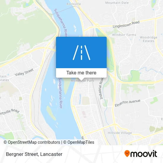Bergner Street map