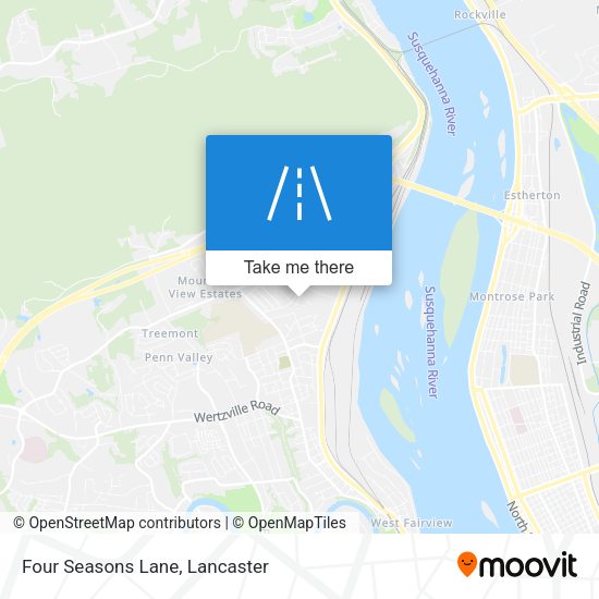 Four Seasons Lane map