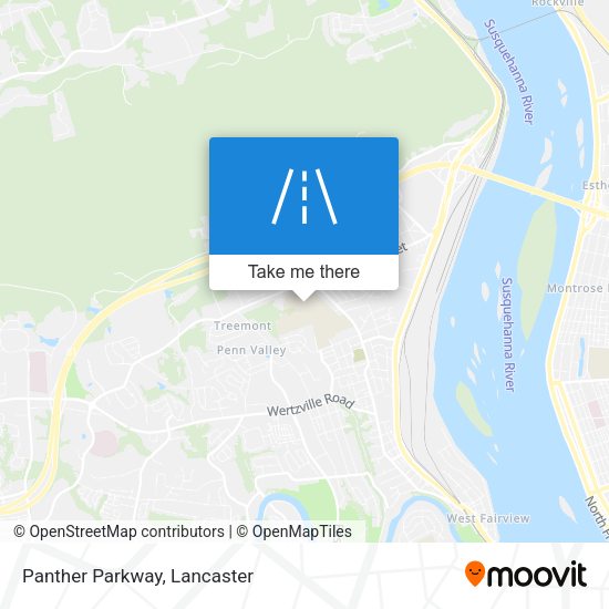 Panther Parkway map
