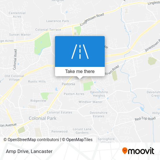 Amp Drive map