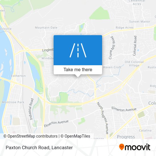 Paxton Church Road map