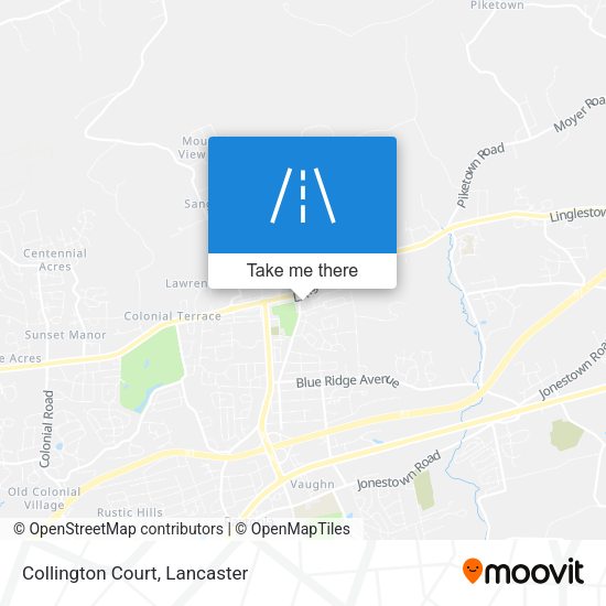 Collington Court map
