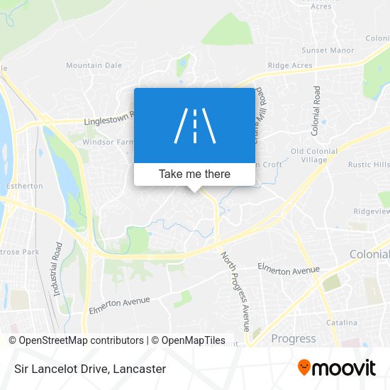 Sir Lancelot Drive map