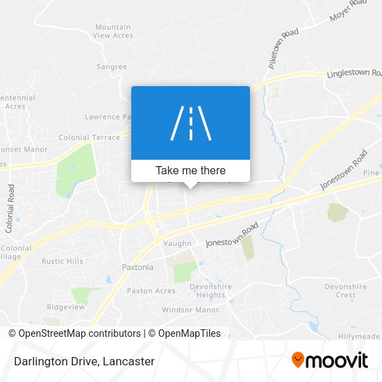 Darlington Drive map