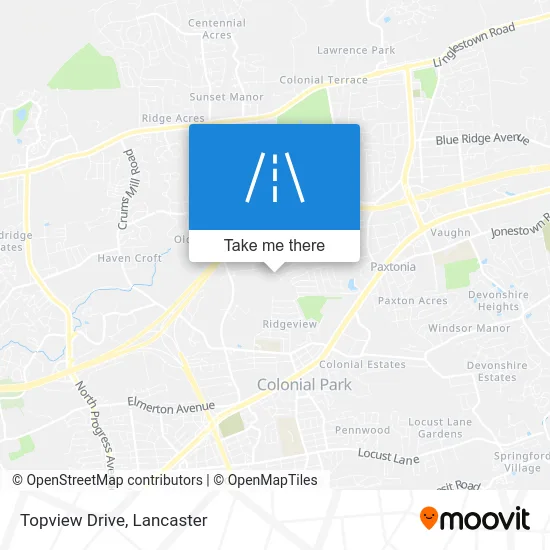 Topview Drive map