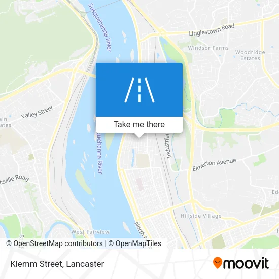 Klemm Street map