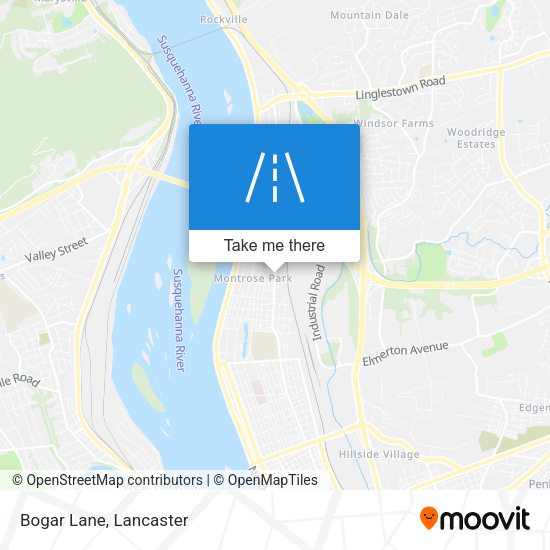 Mapa de Bogar Lane