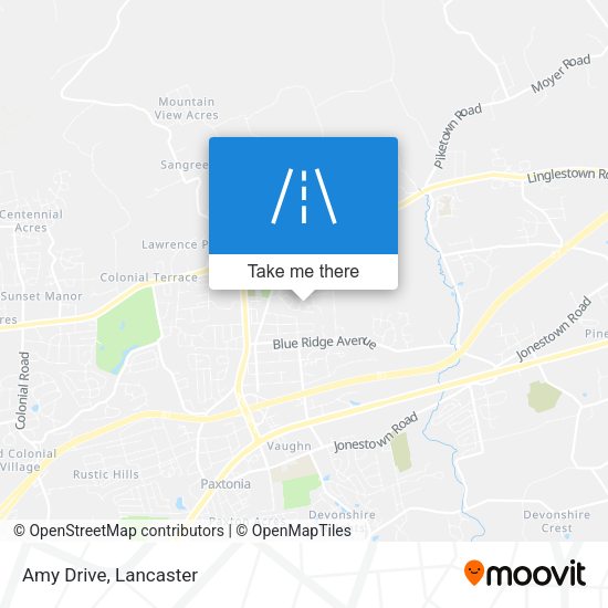 Amy Drive map