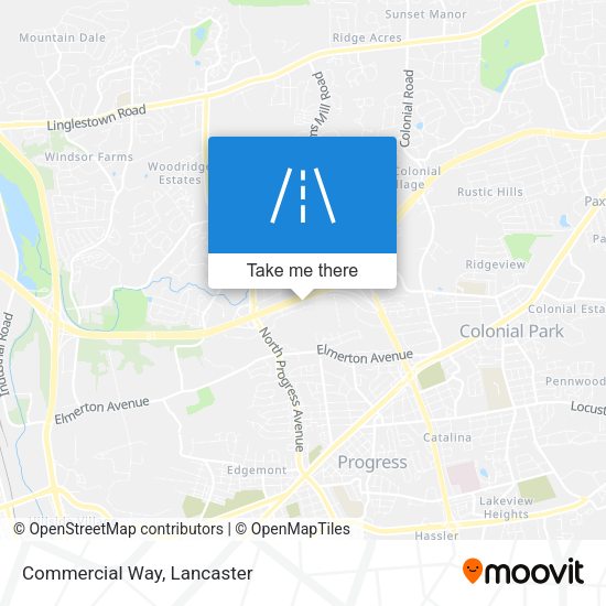 Mapa de Commercial Way