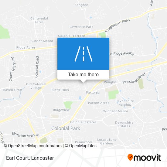 Mapa de Earl Court